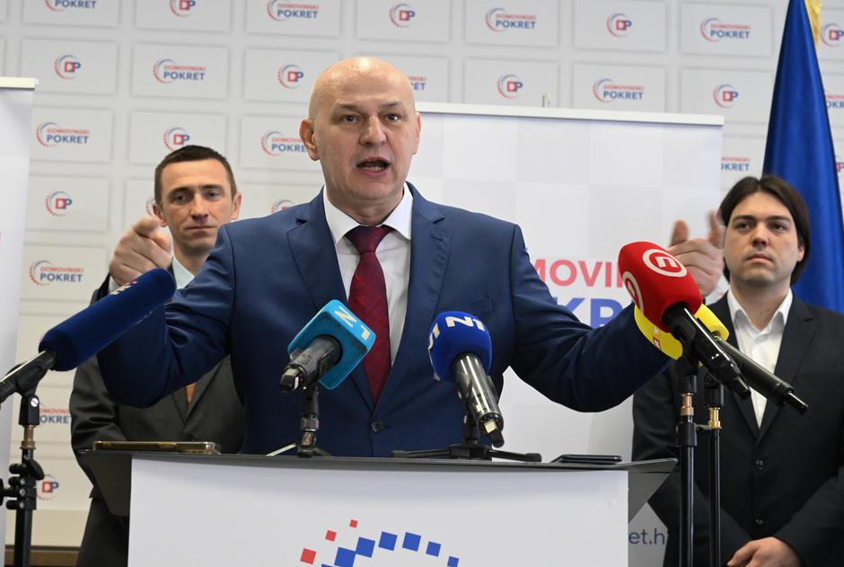 Zagreb: Konferencija nakon koalicijskog sporazuma Domovinskog pokreta i drugih stranaka