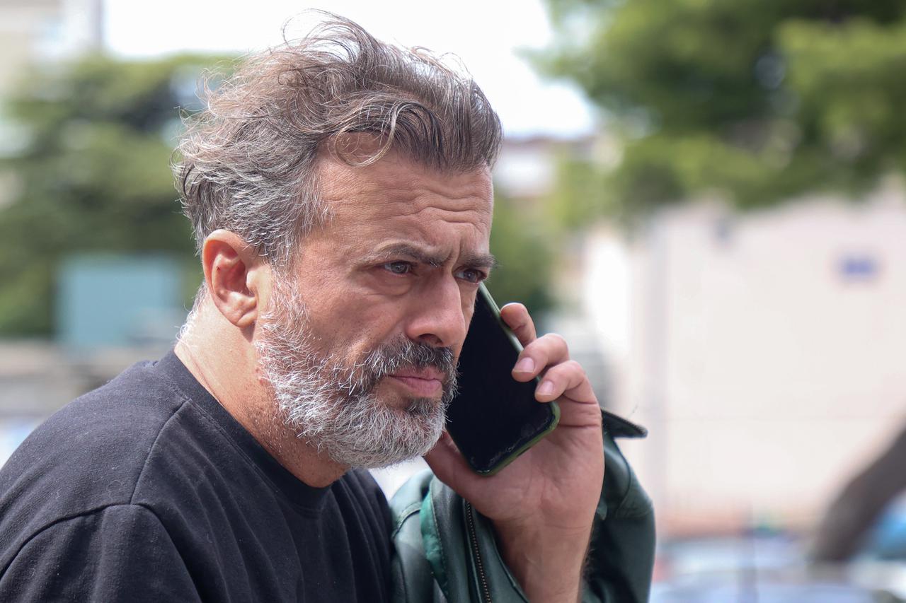 Split: Sergej Trifunović na izlasku iz zgrade Prekršajnog suda