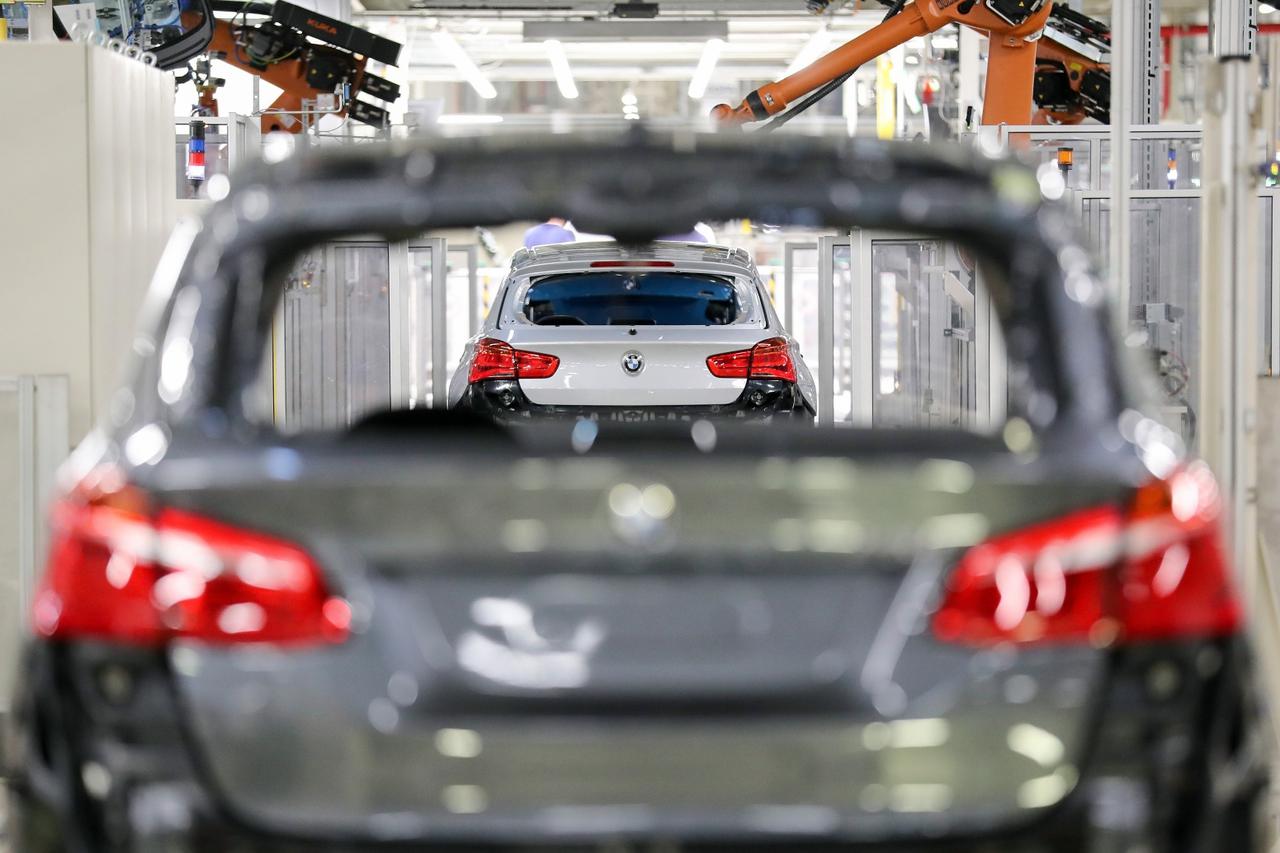 Production at the BMW plant in Leipzig