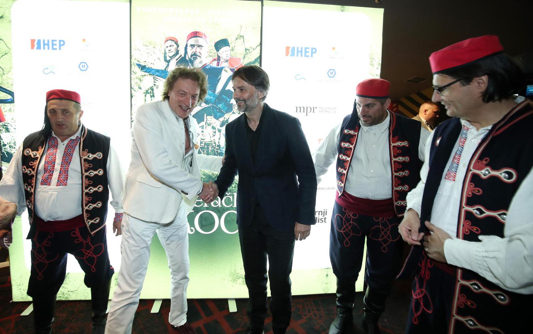 14.06.2022., Zagreb - Branimir Mingle Mall. Premijera Vecernjakovog filma "Zumberacki uskoci".Tonci Huljic, Vjekoslava Huljic Photo: Sanjin Strukic/PIXSELL