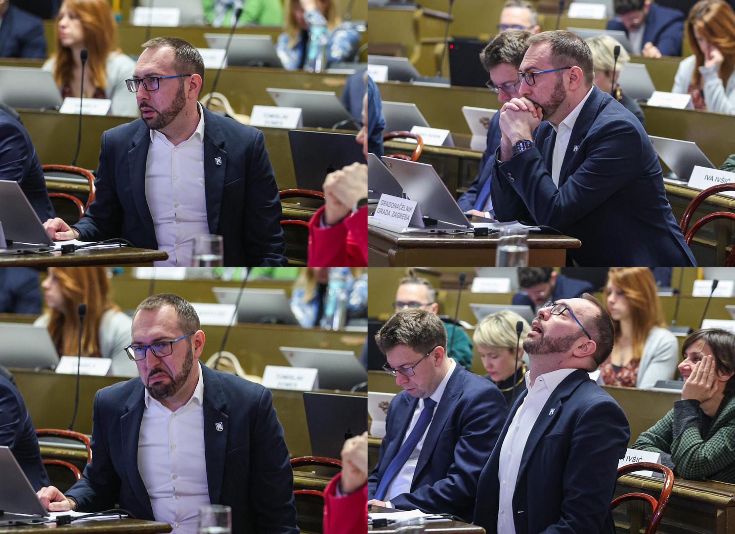 Burno je na 9. sjednici zagrebačke Gradske skupštine, na kojoj se gradonačelnik Tomislav Tomašević suočio s nizom kritika i neugodnih pitanja oporbe.