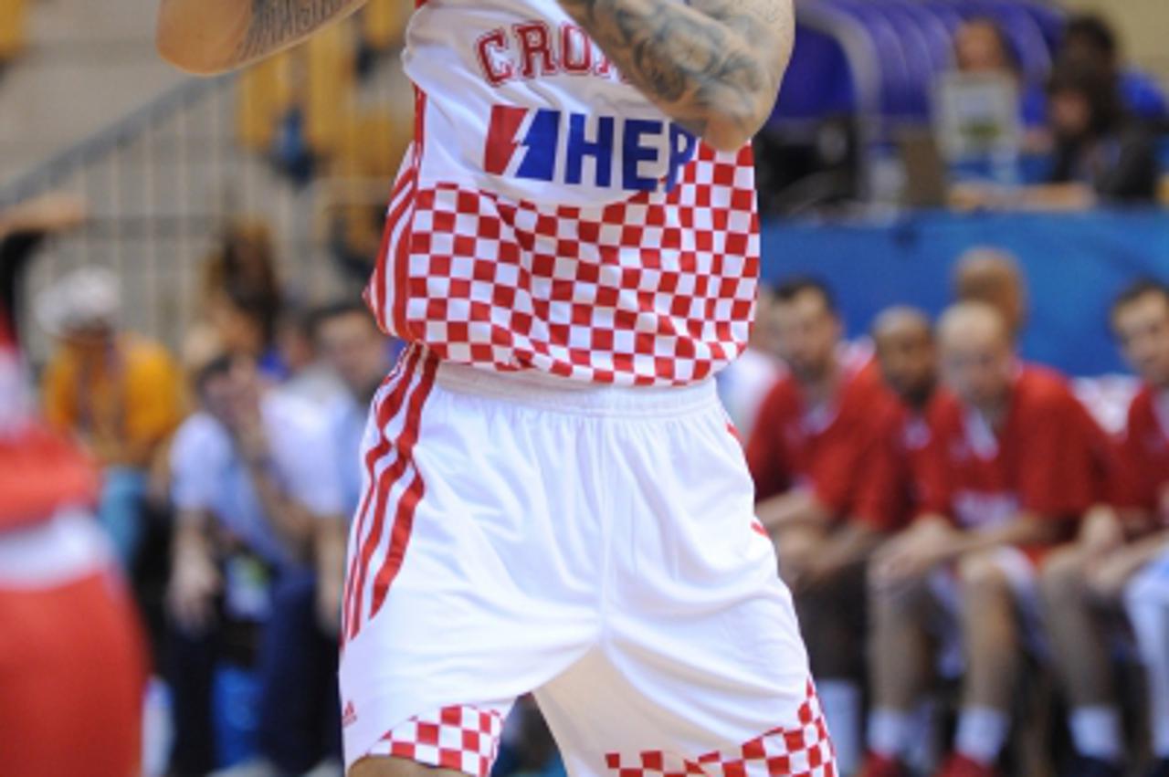 '05.09.2013., Celje, Slovenija - Europsko prvenstvo u kosarci Eurobasket Slovenia 2013. Grupa C. Hrvatska - Gruzija. Damir Markota. Photo: Hrvoje Jelavic/PIXSELL'
