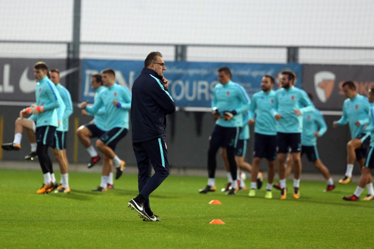 Hrvatska nogometna reprezentacija, trening
