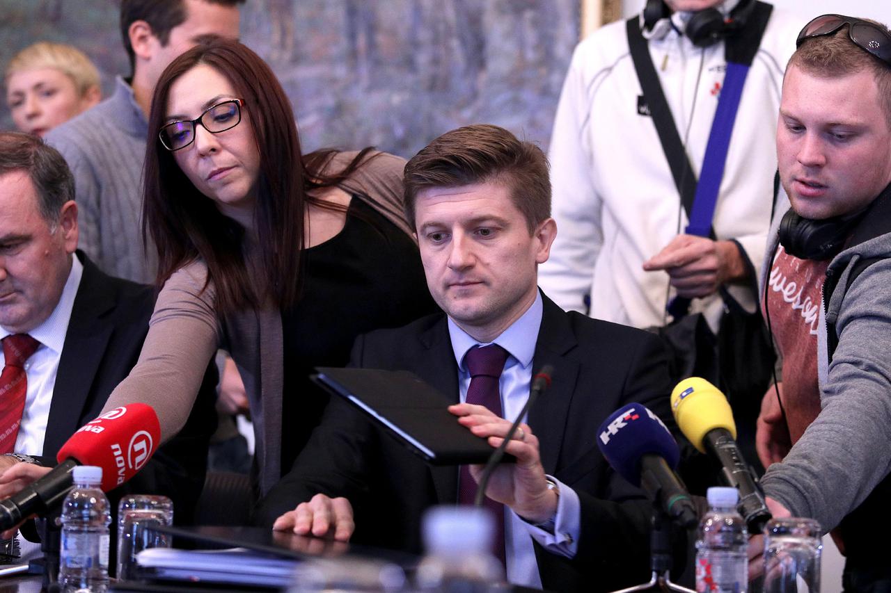 14.11.2016., Zagreb - Ministar financija Zdravko Maric predstavio je saborskom Odboru za financije i drzavni proracun prijelog paketa poreznih zakona koji sutra dolazi na raspravu u Hrvatski sabor. Photo: Patrik Macek/PIXSELL