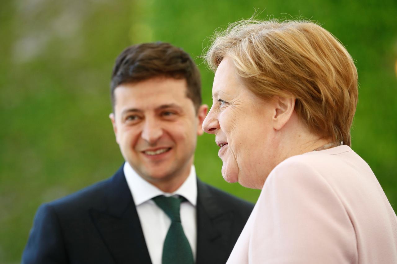 Merkel i Zelenskij