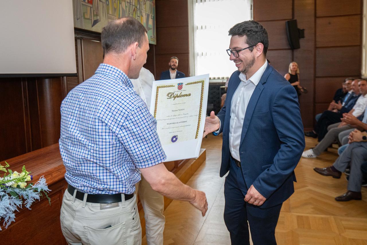 Zagreb: Dodjela diploma obrtnicima koji su položili majstroski ispit
