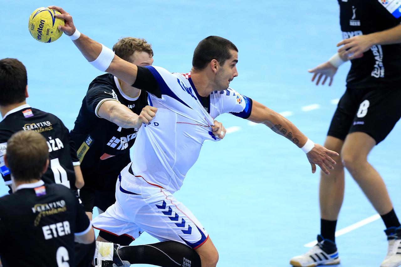 06.09.2014., Osijek, dvorana Gradski vrt - Rukometna utakmica SEHA liga, RK Nexe - RK PPD Zagreb. Josip Valcic.  Photo: Davor Javorovic/PIXSELL