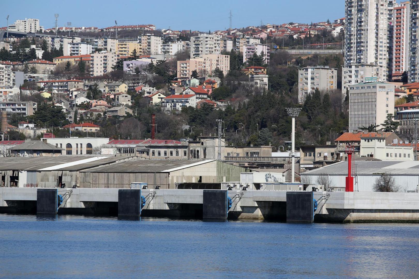 15.03.2020., Rijeka - Zagrebacka obala novi je moderni kontejnerski terminal na zapadnom dijelu luckog bazena Rijeka.  
Photo:Goran Kovacic/PIXSELL