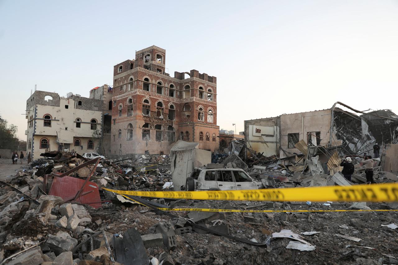 Aftermath of U.S. strikes in Sanaa