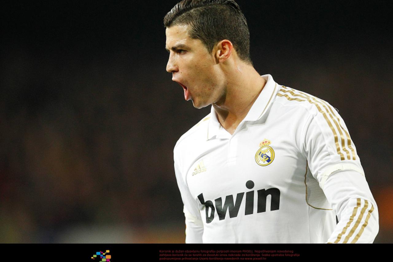 \'Real Madrid\'s Cristiano Ronaldo during Spain\'s Kings Cup on January 25th 2012...Foto Ÿ nph / Cebolla\'