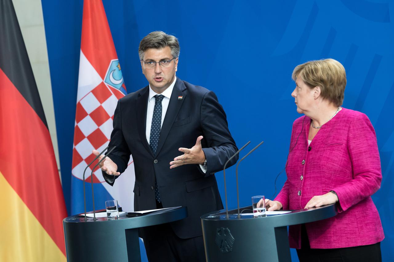 Merkel i Plenković