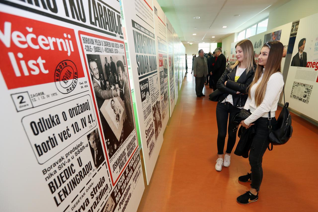 Otvorenje izložbe "Večernji list: Zajedno smo 60 godina"