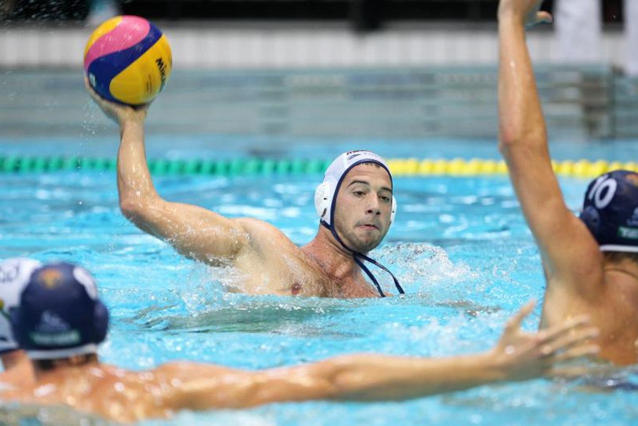 \'24.09.2011., Zagreb - 2. kolo kvalifikacija za Ligu prvaka, HAVK Mladost - Teva Vasas Uniqa. Vanja Udovicic.  Photo: Slavko Midzor/PIXSELL\'