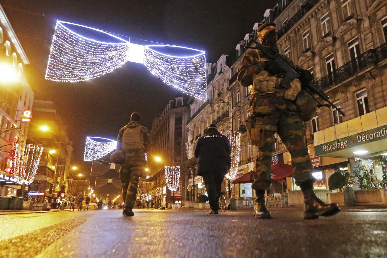 Vojska na ulicama Bruxellesa