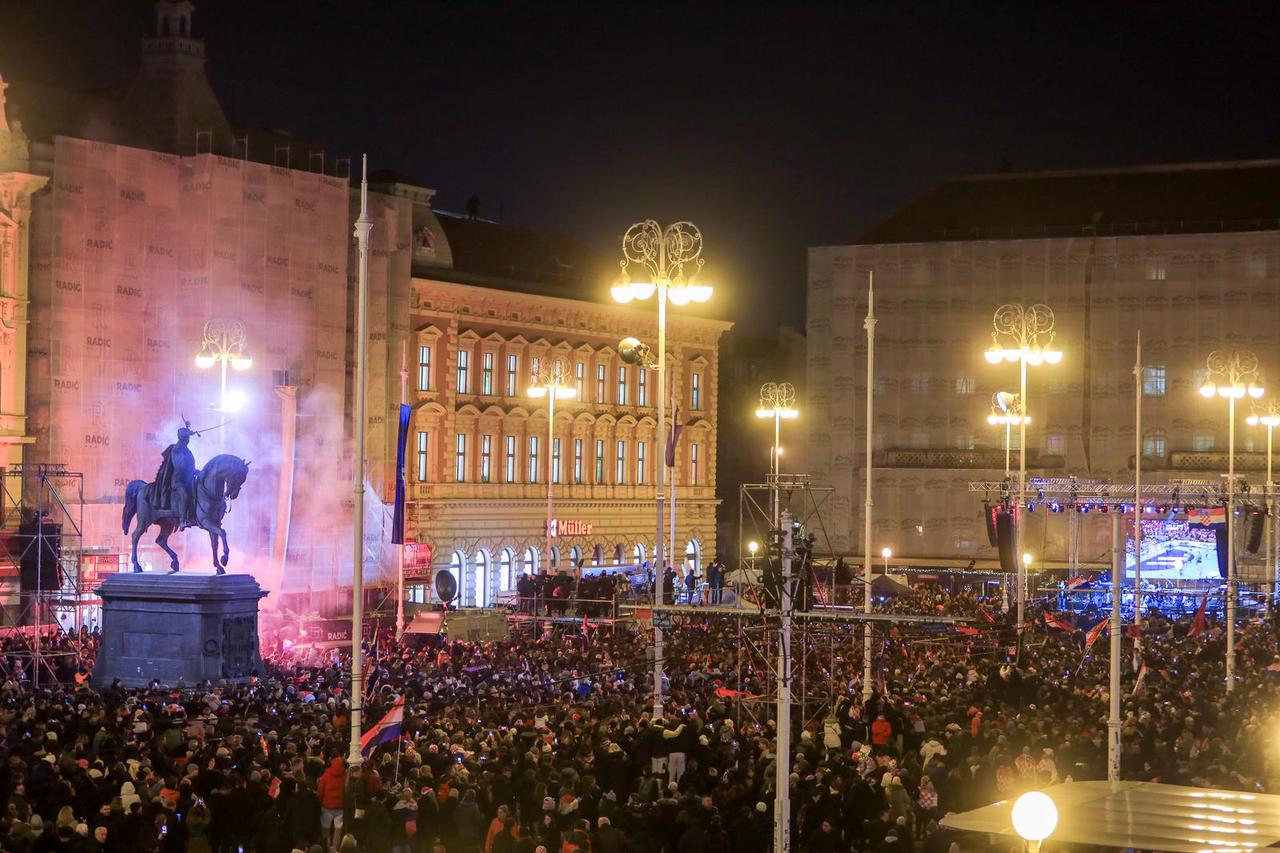 Zagreb: Svečani doček rukometnih reprezentativaca nakon osvojene bronce na Europskom prvenstvu