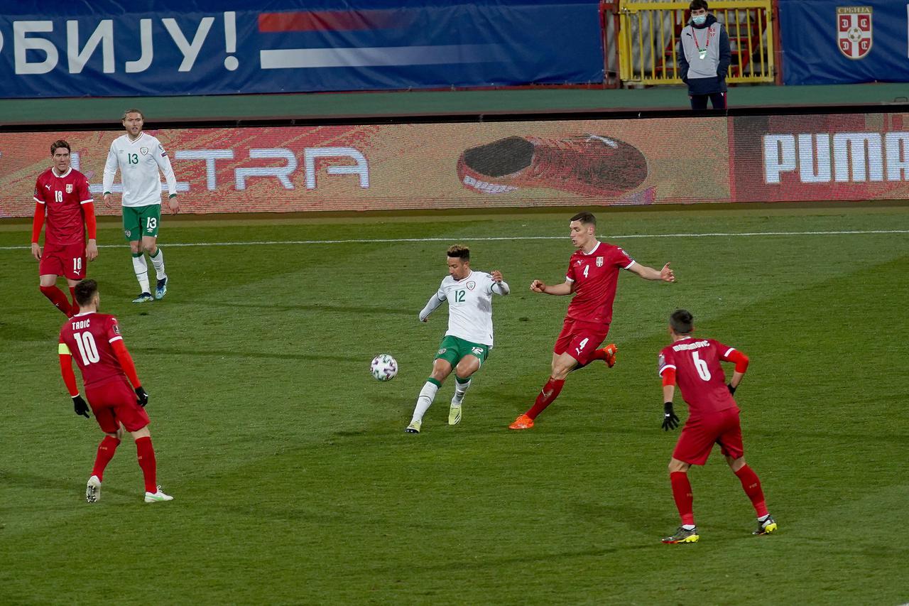 Beograd: Srbija svladala Irsku u kvalifikacijskoj utakmici za Svjetsko nogometno prvenstvo