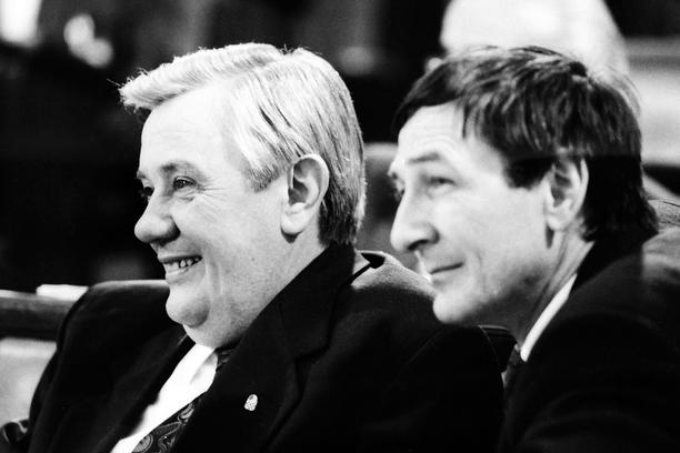 16.04.1992., Zagreb - Sjednica sabora. Slavko Degoricija Photo: Davor Visnjic/ PIXSELL