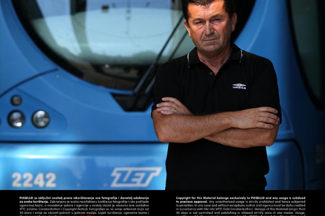 '01.08.2012., Zagreb, - Ante Jelic, predsjednik Udruge sindikata vozaca i prometnih radnika Hrvatske. Photo: Anto Magzan/PIXSELL'