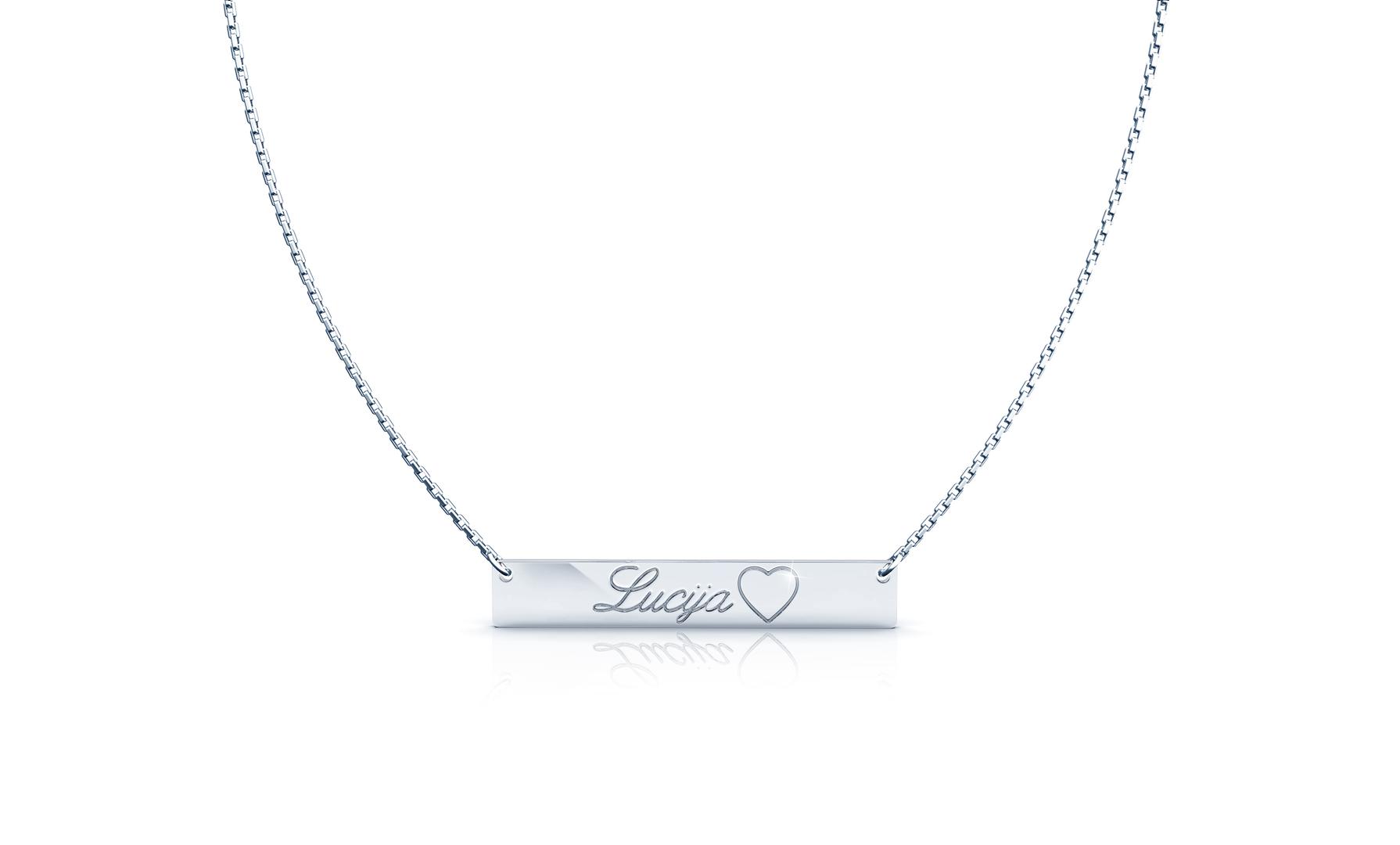 Zaks,srebrna ogrlica sa pločicom, redovna cijena 290,00kn, cijena s popustom  145,00kn