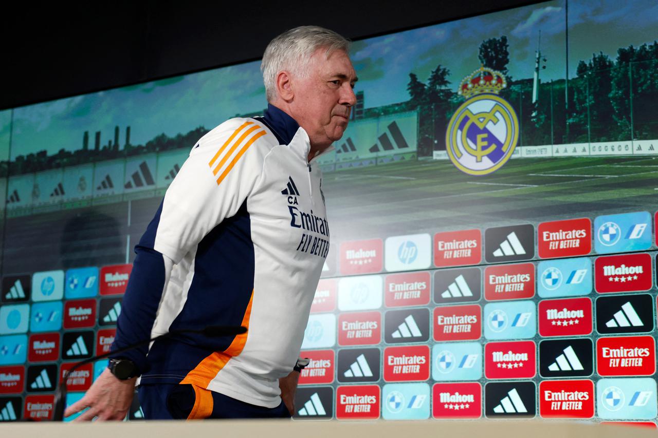 Real Madrid coach Carlo Ancelotti Press Conference