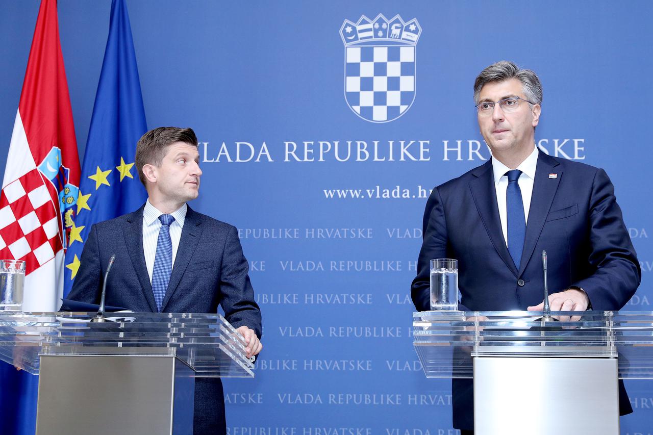 Zdravko Marić i Andrej Plenković