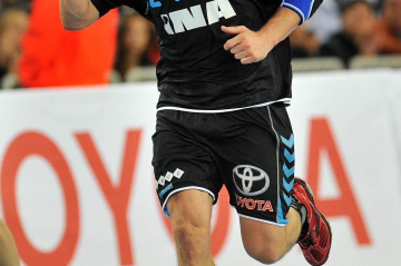 '16.10.2010., Arena Zagreb, Zagreb - Rukomet, Liga prvaka, Croatia Osiguranje Zagreb - Renovalia Ciudad Real. Tonci Valcic.  Photo: Antonio Bronic/PIXSELL'