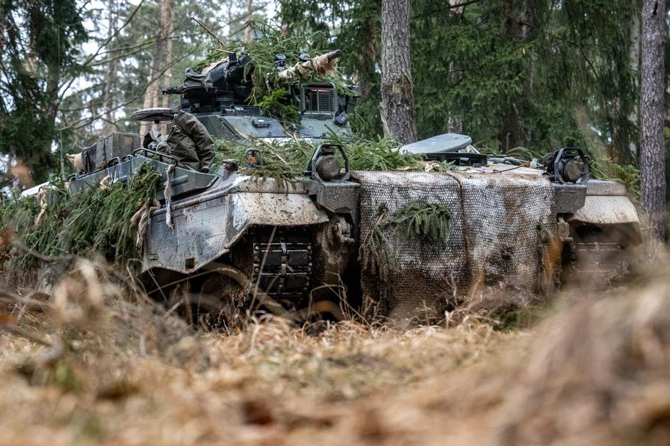Military exercise in the Upper Palatinate