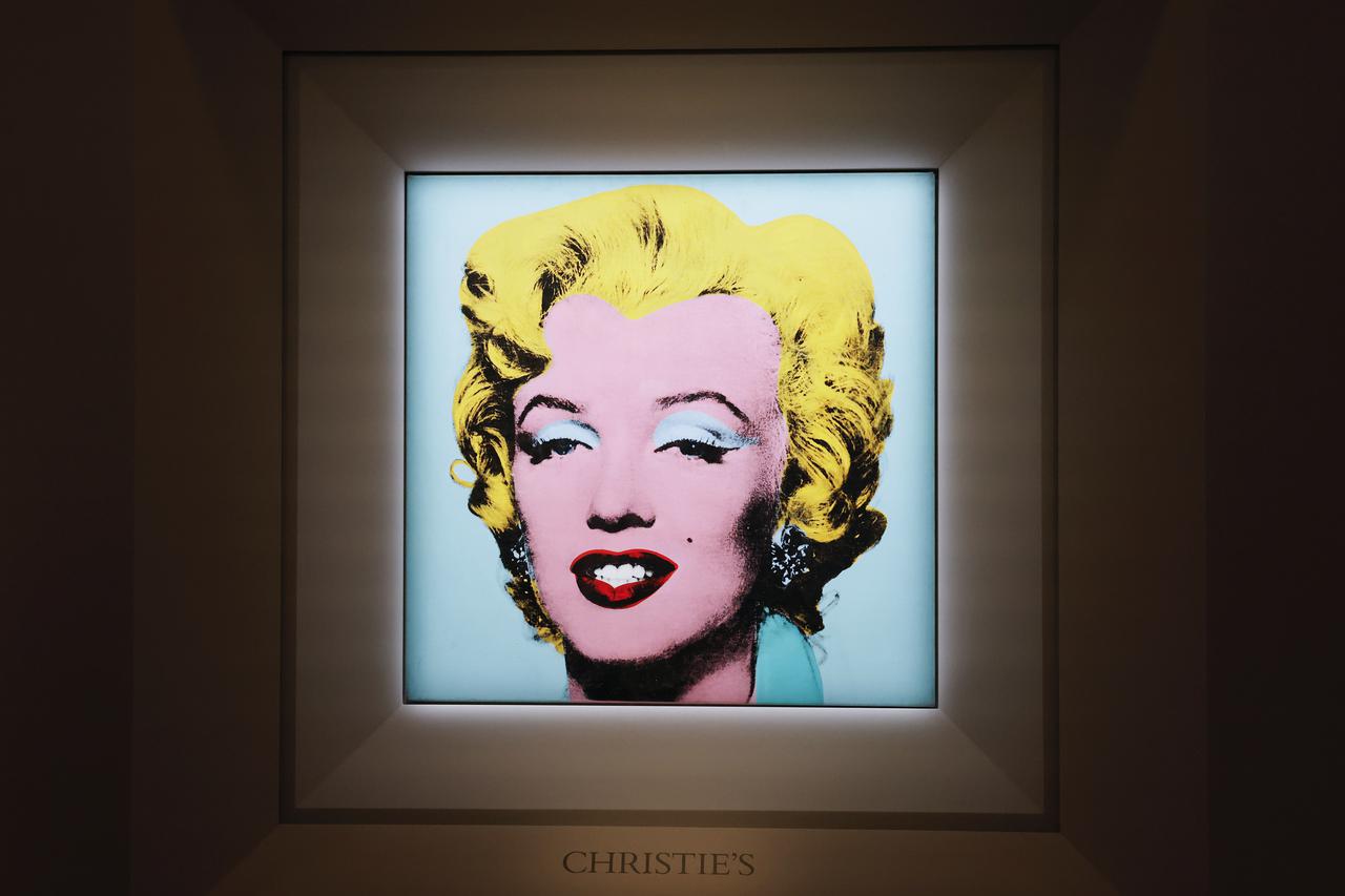 "Shot Blue Marilyn Monroe"