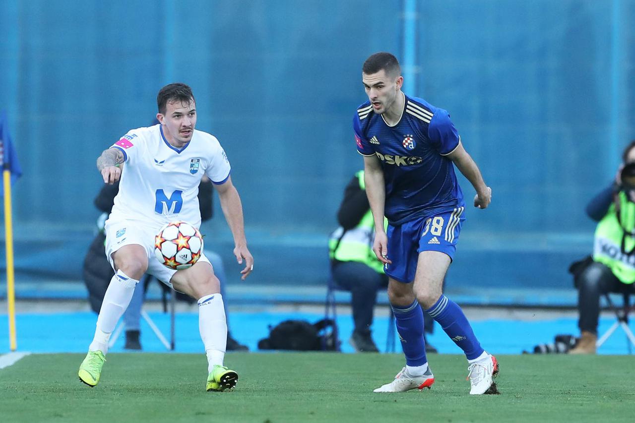 Zagreb: Utakmica GNK Dinamo i NK Osijek u 16. kolu Prve HNL 