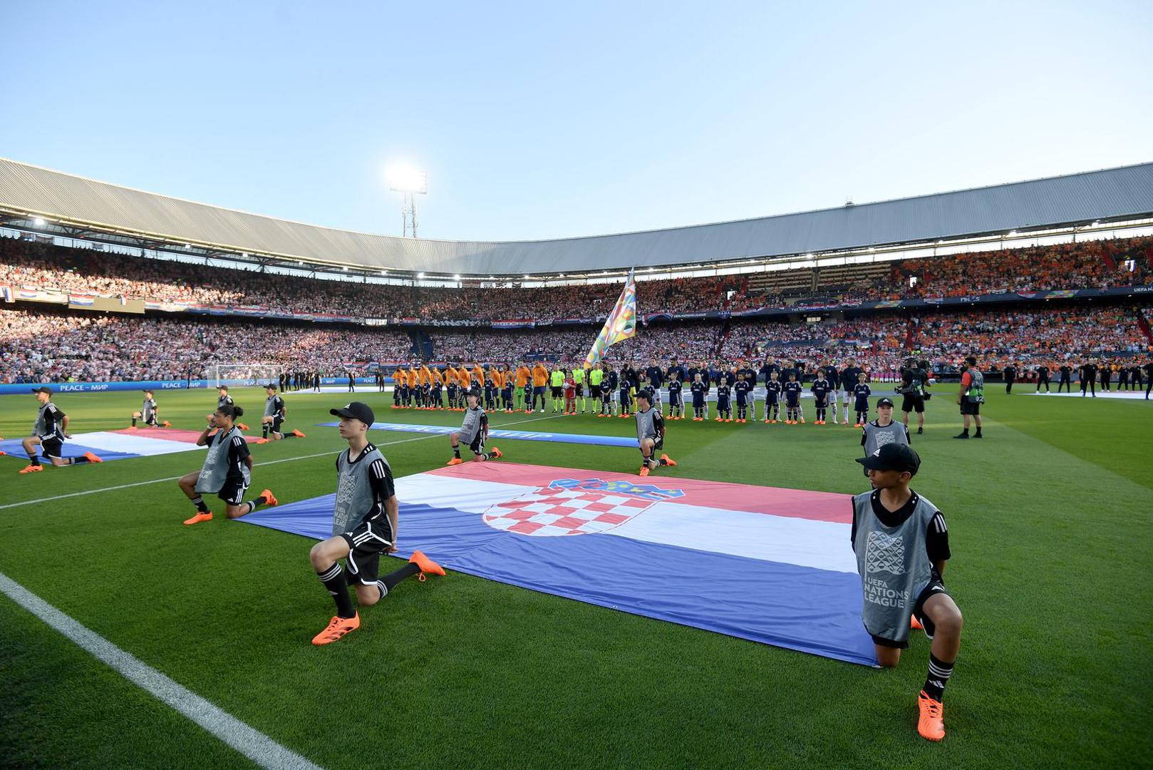 14.06.2023., stadion Feyenoord "De Kuip", Rotterdam, Nizozemska - UEFA Liga Nacija, polufinale, Nizozemska - Hrvatska. Photo: Marko Lukunic/PIXSELL