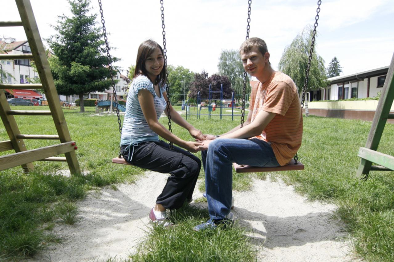 \'29.05.2010., Koprivnica, Hrvatska - Josipa Badovinac i Matija H. Photo: Marijan Susenj/PIXSELL\'