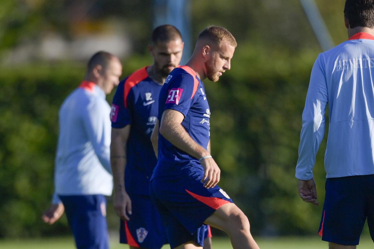 Zagreb: Trening hrvatske nogometne reprezentacije