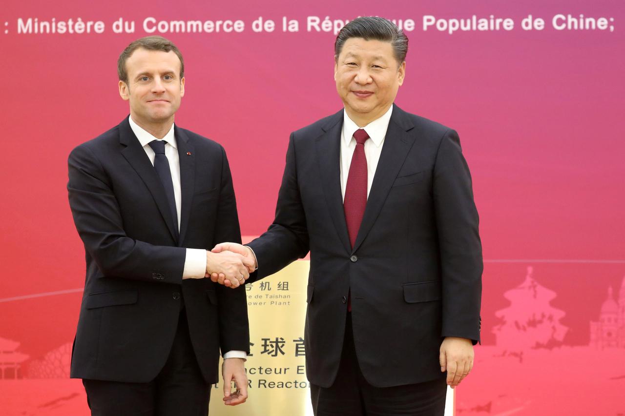 Macron i Jinping