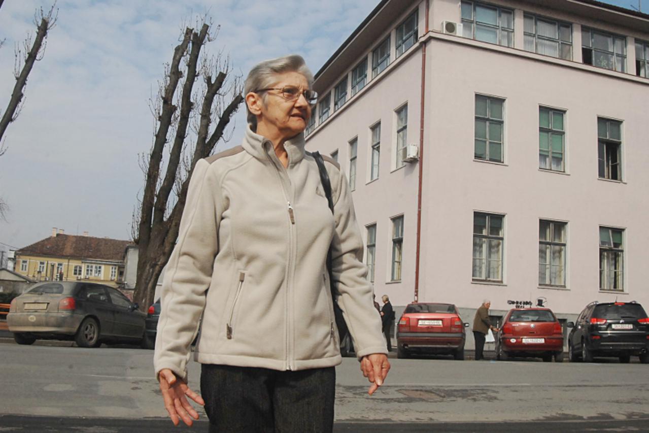 \'29.03.2011., Sisak - Jasenka Borojevic,udovica Steve Borojevica ubijenog 1991.godin u nepoznatim okolnostima, izgubila je spor s drzavom i mora platiti 30 tisuca kuna sudskih troskova. Photo:Nikola 