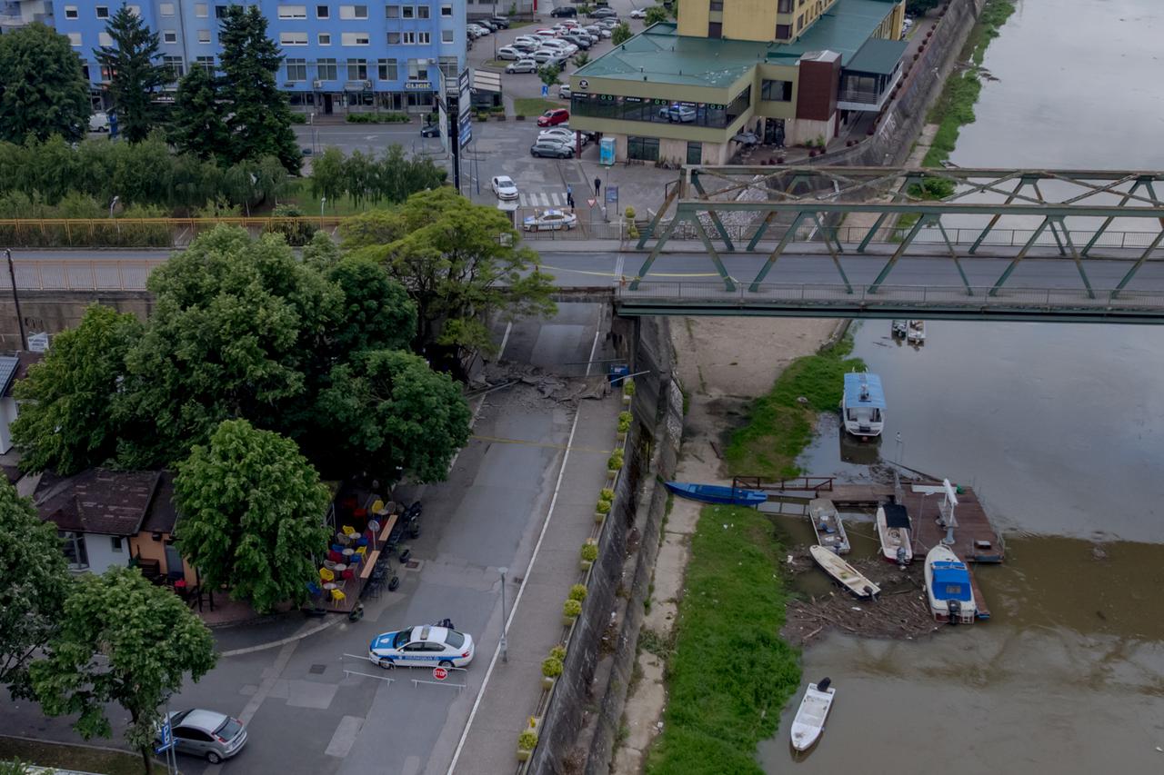 Urušio se most na graničnom prijelazu Gradiška