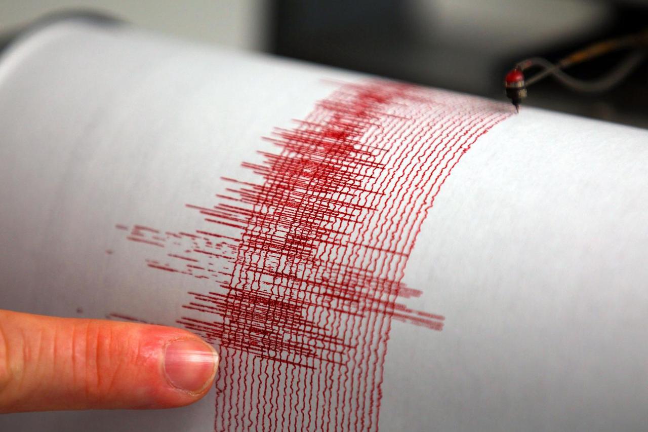 Earthquake in West Germany - Seismograph