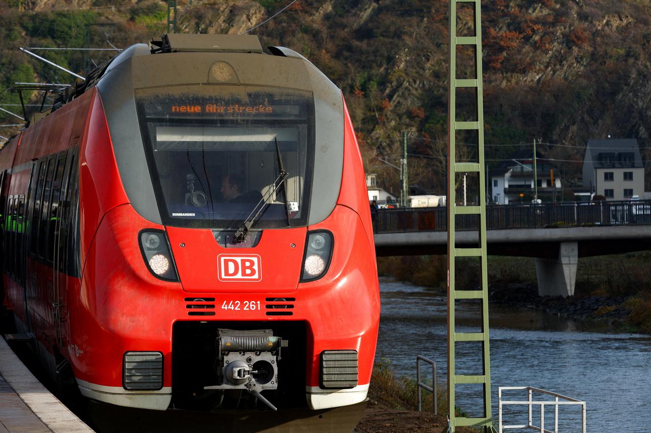 FILE PHOTO: Deutsche Bahn reopens Ahr Valley railways following the 2021 floods