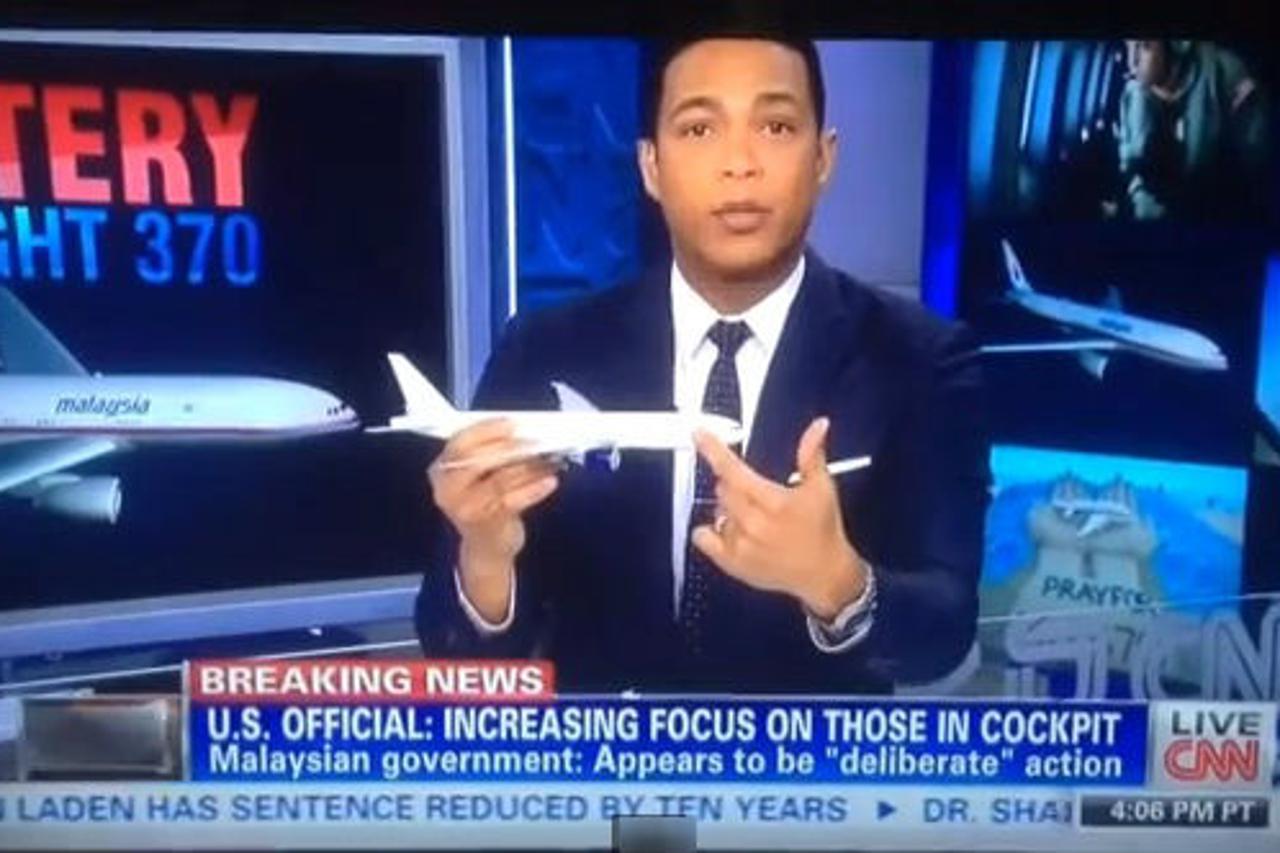 CNN u izvještajima o nestalom avionu koristio igračku