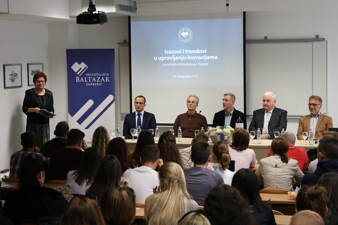 Na Veleučilištu Baltazar održan panel „Izazovi i trendovi u upravljanju inovacijama“