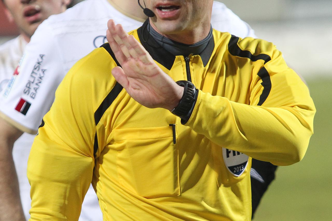 16.02.2013., Gradski stadion, Koprivnica - MAXtv 1. HNL, 20. kolo, NK Slaven Belupo - NK Hajduk. Domagoj Vuckov.