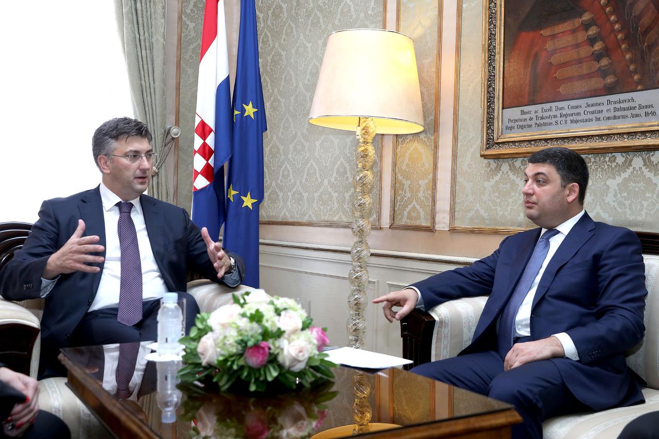 Andrej Plenković i Volodimir Grojsman