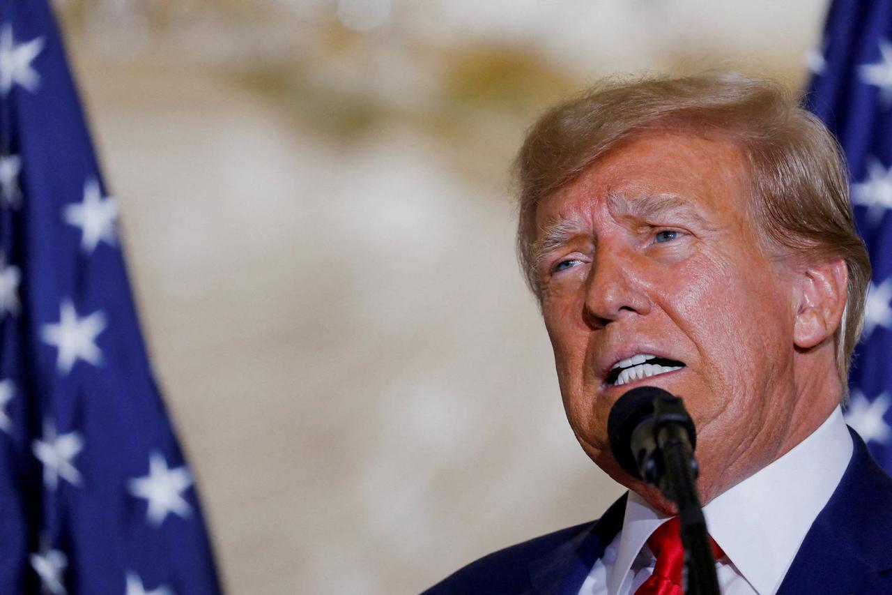 FILE PHOTO: Former U.S. President Donald Trump indicted by a Manhattan grand jury
