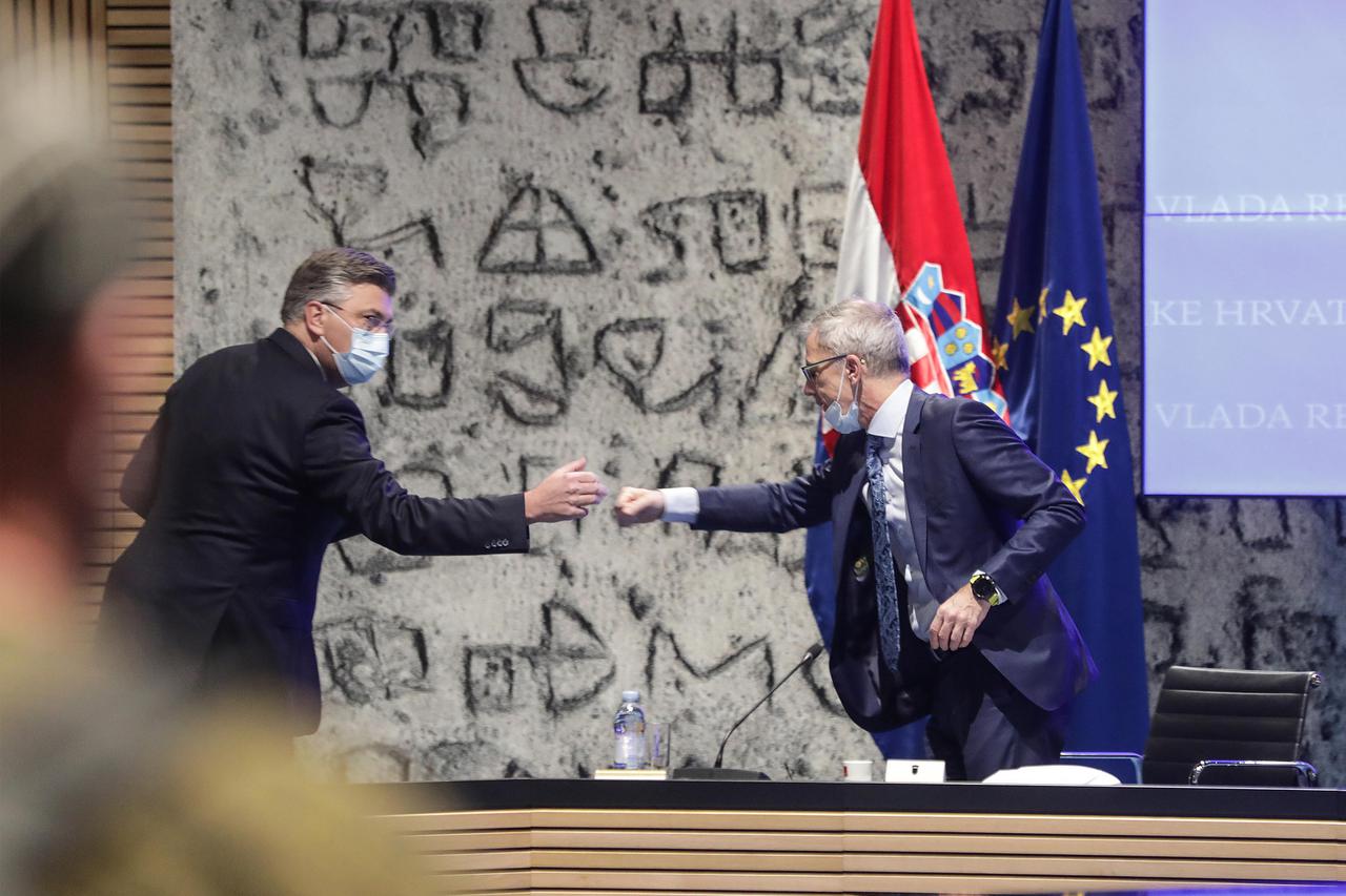 Zagreb: Plenković predsjedao sjednicom Nacionalnog vijeća za uvođenje eura