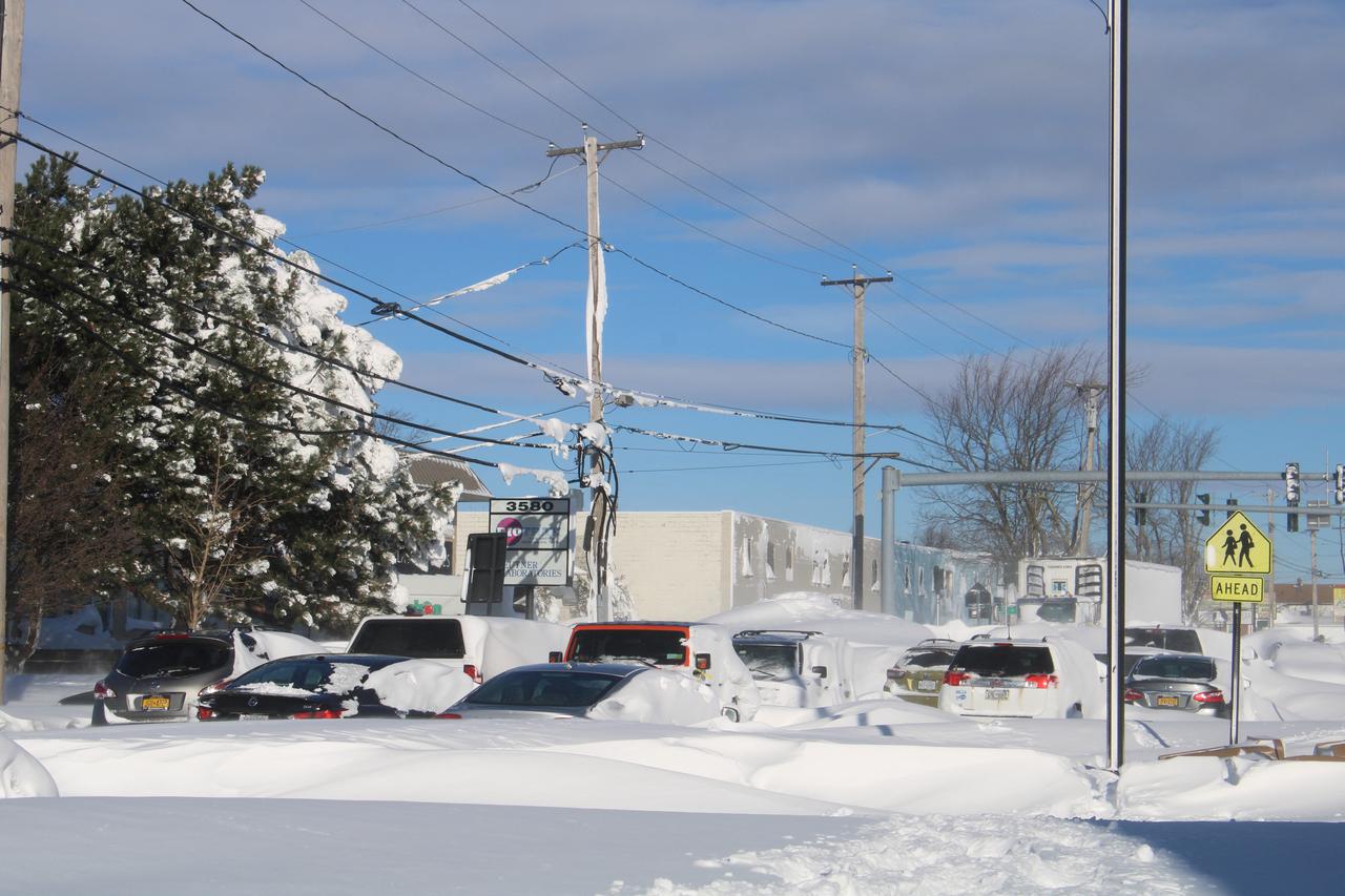 Winter storm hits Buffalo, New York