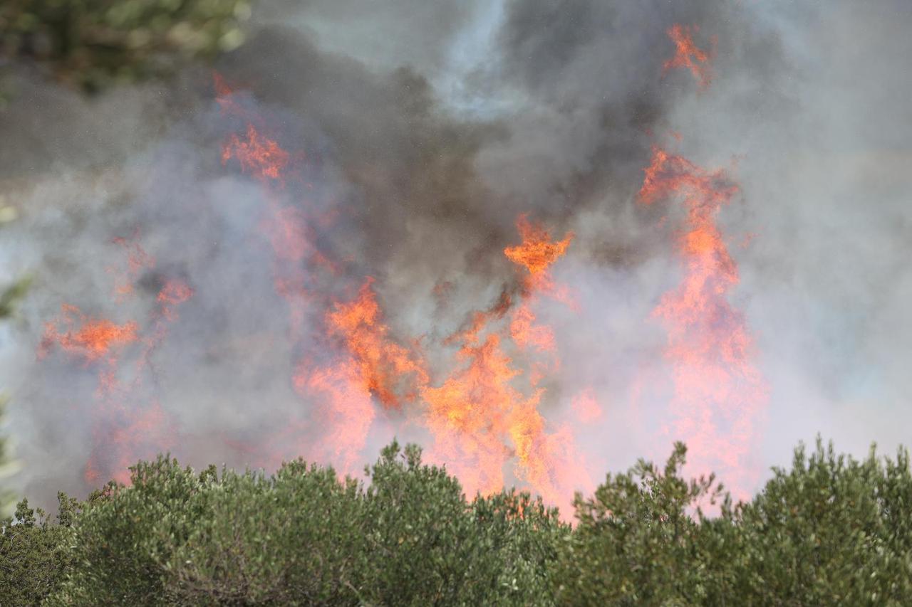 Na otoku Čiovu ponovno buknuo požar