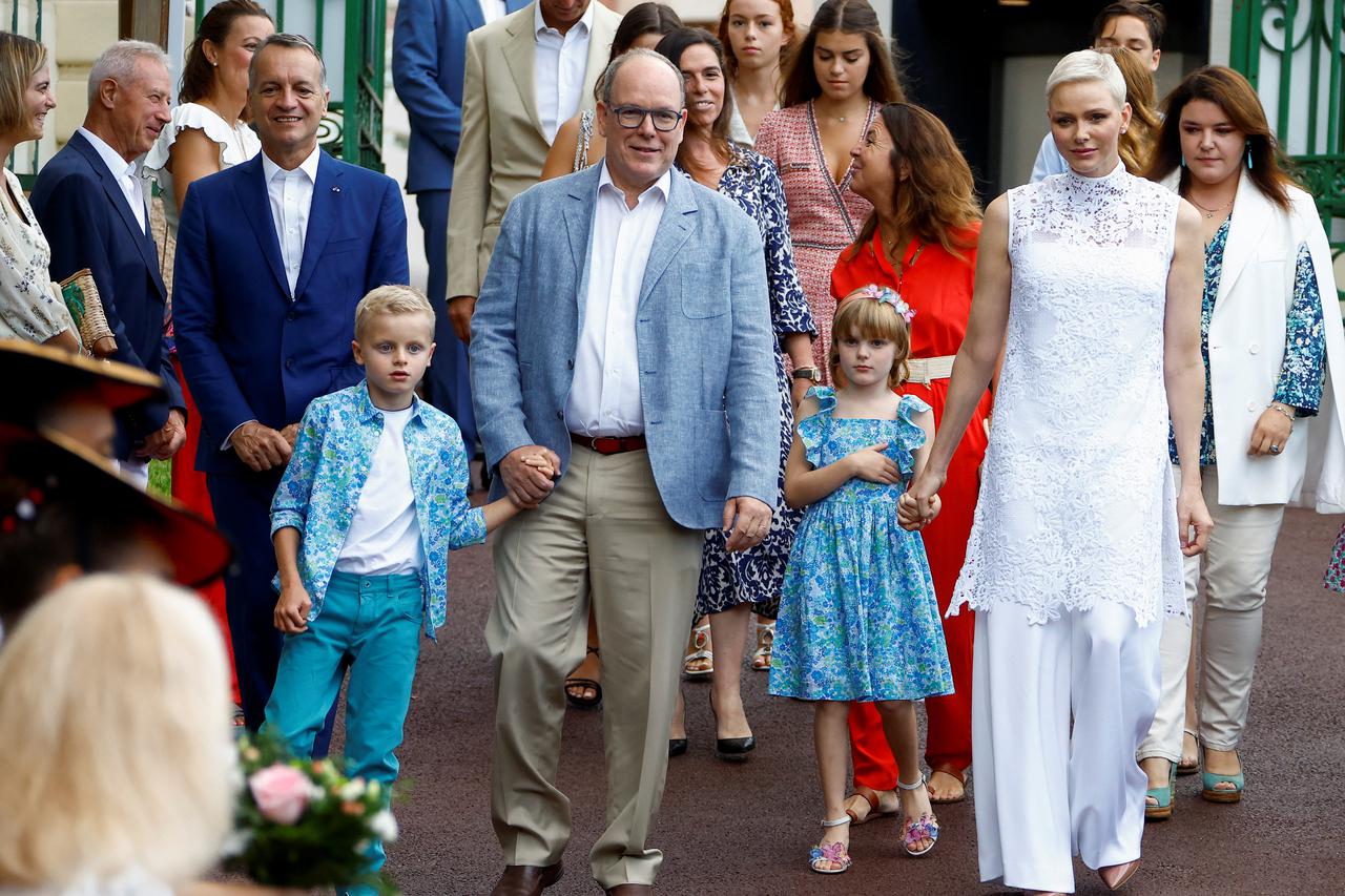 Prince Albert II of Monaco takes part in the traditional Monaco picnic, in Monaco