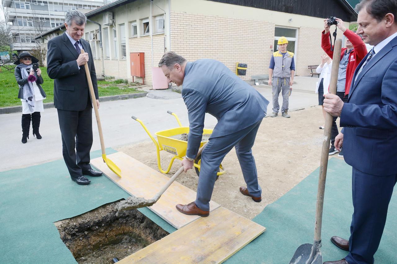 Polaganje kamena temeljca za novi središnji paviljon Opće bolnice