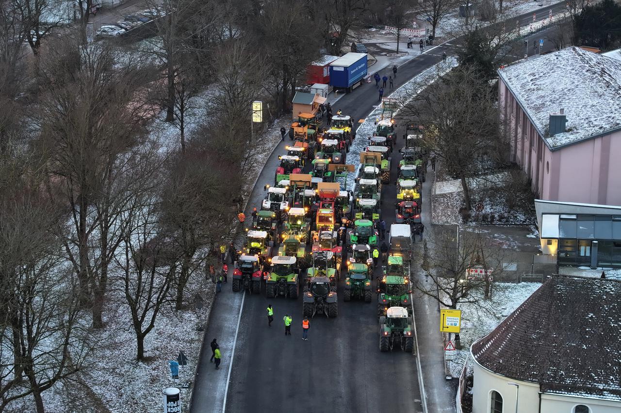 Njema?ka: Prosvjed poljoprivrednika