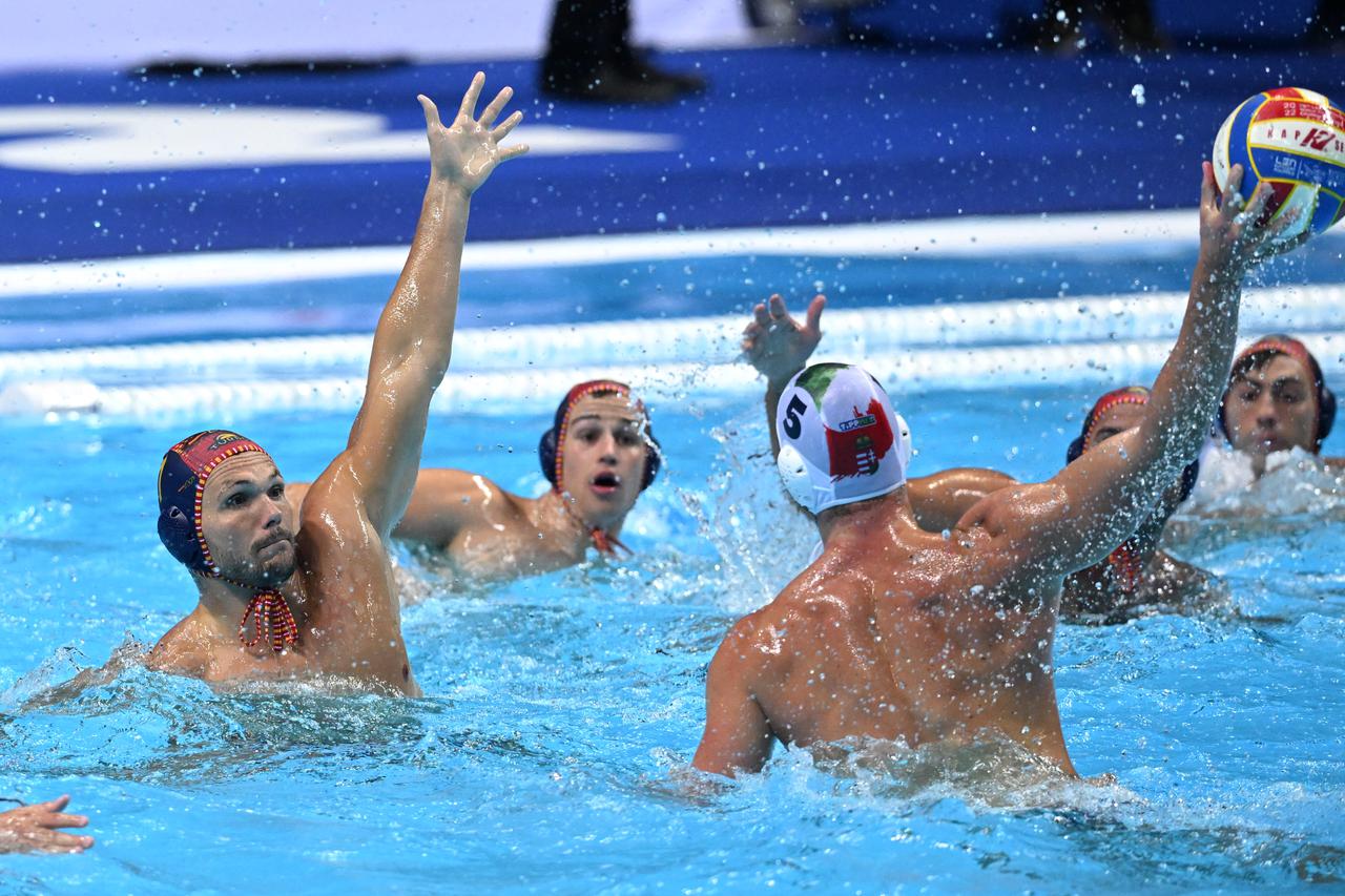 Europsko prvenstvo u vaterpolu za muškarce, polufinale, Mađarska - Španjolska