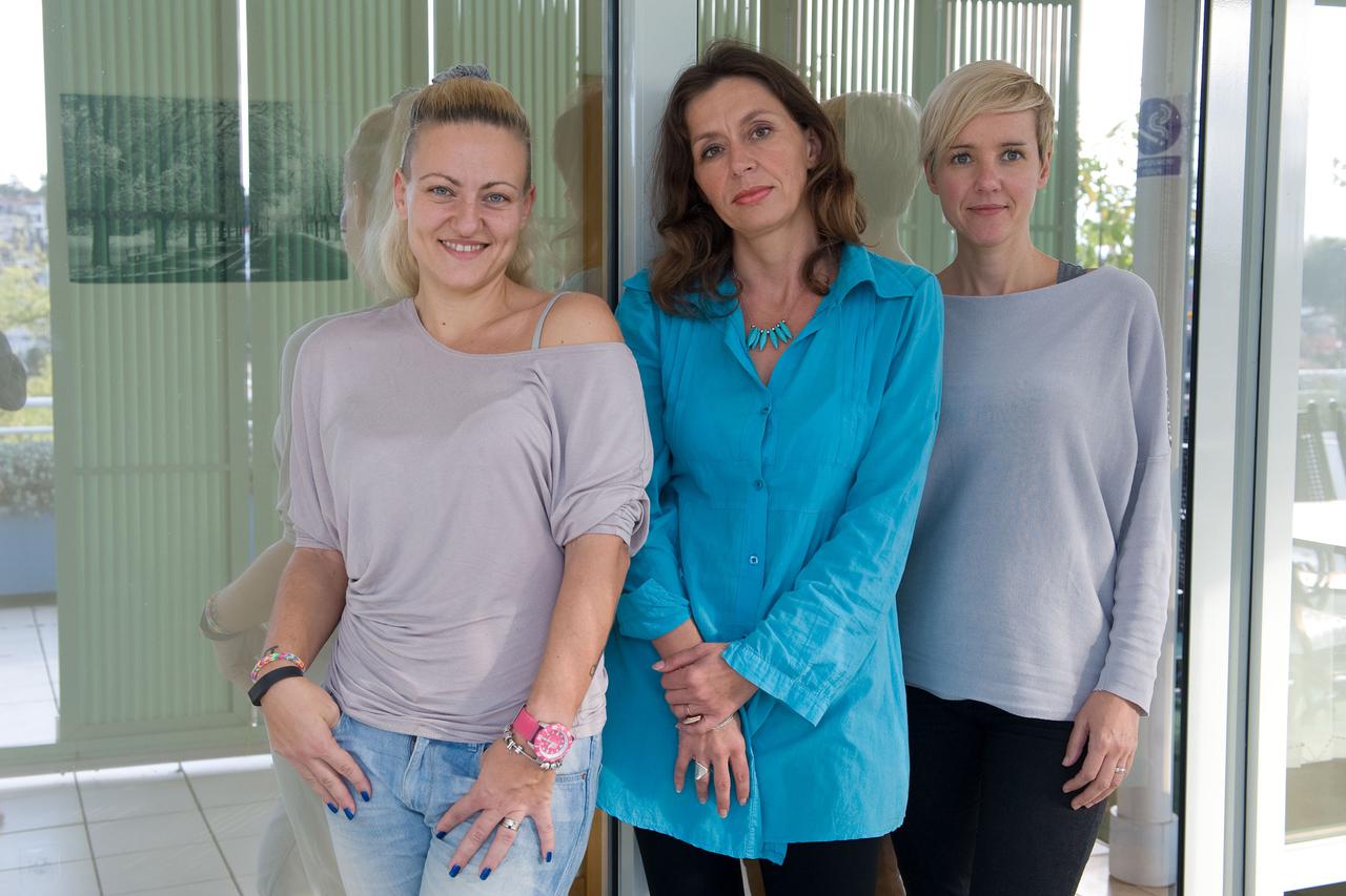 17.10.2014., Zagreb - Ana Puljak, Jasmina Franjic i Jelena Jonke Badic iz Zavoda za javno zdravstvo. Photo: Davor Visnjic/PIXSELL